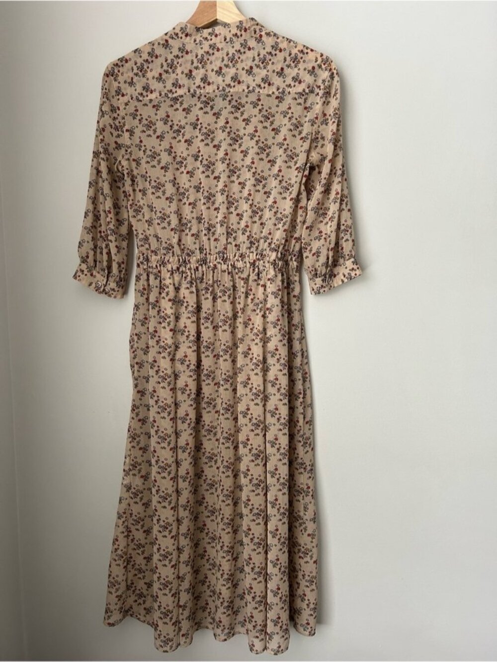 Uniqlo Tomas Maier Chiffon Printed Midi Dress - Picture 3 of 8